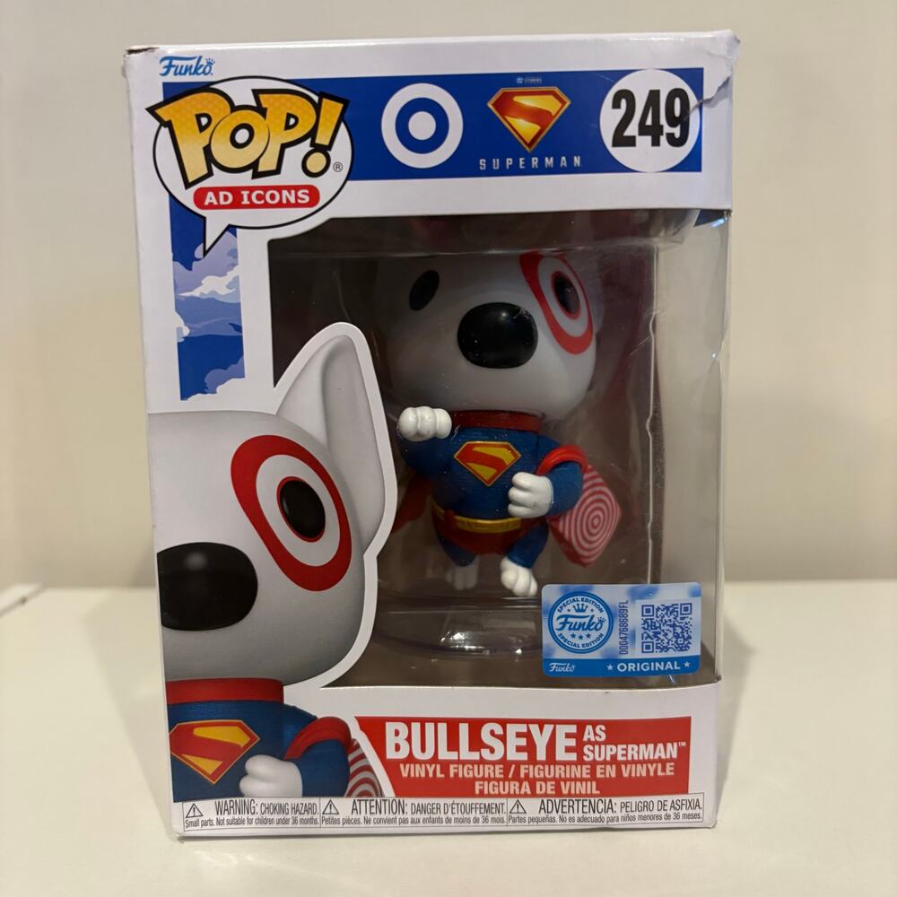 Target Bullseye as Superman Funko Pop 249